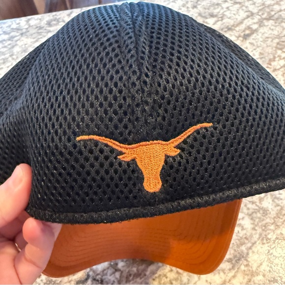 Texas Longhorns New Era 39Thirty fitted hat cap mens Medium/Large black orange - Picture 4 of 7
